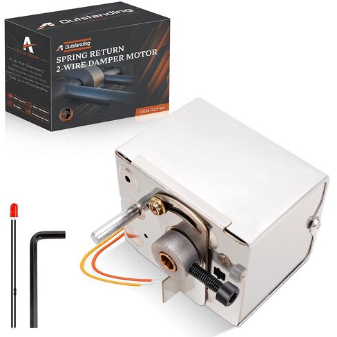 مشغل محرك المثبط M847D1004 متوافق مع هانيويل M847D M847D1012 Old ARD وZD Series HVAC Zone General، استبدال مشغل المثبط الإرجاع بسلكين # RZ3-1M in Kuwait
