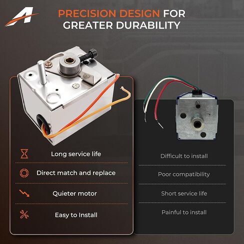 مشغل محرك المثبط M847D1004 متوافق مع هانيويل M847D M847D1012 Old ARD وZD Series HVAC Zone General، استبدال مشغل المثبط الإرجاع بسلكين # RZ3-1M in Kuwait