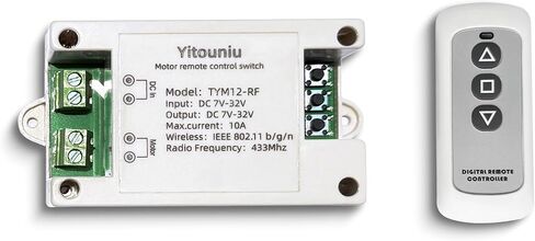 Tuya Smart WiFi/Bluetooth DC Motor Controller 10A 7-32V Reversible Switch with Timer, Voice Control for Electric Actuators, Smart Home (Alexa Compatible) in Saudi Arabia