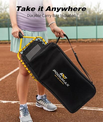 PodiuMax Baseball Racket for Fly Balls, 19 oz Balanced Fungo Racket, with Ergonomic Non-Slip Grip & Baseball Softball Pitching Screen, 7x7FT Pitcher Protection Net with Upgrade Frame in Kuwait