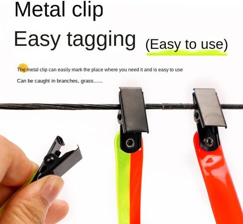 24 قطعة علامات درب للصيد مع مقاطع علامات درب شجرة وضوح عالية الصيد عاكس المسامير مقاوم للماء بولي كلوريد الفينيل درب in Kuwait