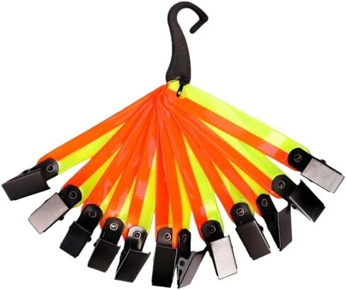 24 قطعة علامات درب للصيد مع مقاطع علامات درب شجرة وضوح عالية الصيد عاكس المسامير مقاوم للماء بولي كلوريد الفينيل درب in Kuwait