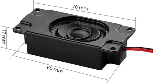 2Pcs Audio Portable Speakers 3070 Box Speaker 8 Ohm 5W DIY Mini TV Computer Speakers in Saudi Arabia