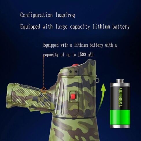 30W LED Megaphone with Siren & Adjustable Volume - Clear Sound for Outdoor Sports, Cheerleading & Coach Guidance in Saudi Arabia
