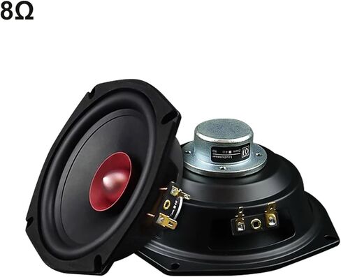 5.25 Inch Full Range HiFi Speakers, 2 pcs, 4, 8 Ohm, 40W, NdFeB Magnetic Speaker, Music Sound Speaker for Home Theater in Saudi Arabia