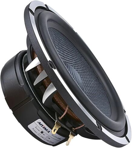Mid-Range Bass Speakers for Car, 6.5 Inch Speaker, 4, 8 Ohm and 80 W Woofer, Aluminum Basin Frame for Home Theater in Saudi Arabia