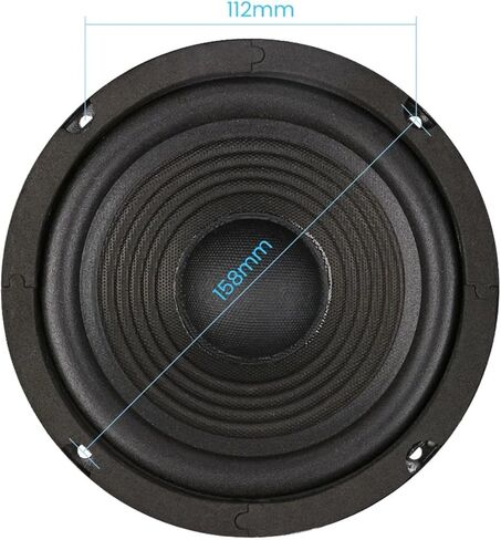 1pcs 6.5 Inch Audio Sound Speaker Music Speaker Woofer 4 8 Ohm 100W DIY Bass Speakers for Home Theater Sound in Saudi Arabia