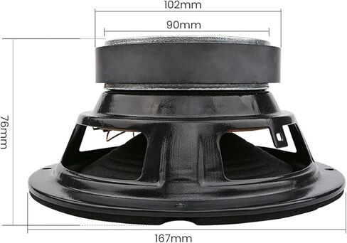 1pcs 6.5 Inch Audio Sound Speaker Music Speaker Woofer 4 8 Ohm 100W DIY Bass Speakers for Home Theater Sound in Saudi Arabia