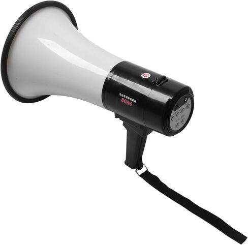 Portable Megaphone Bullhorn, 40 Watt Power Portable Megaphone Bullhorn Speaker Voice, Siren Alarm 240S Recording Outdoor Handheld Blow Horn Loud Speaker 40W with Lithium Battery in Saudi Arabia