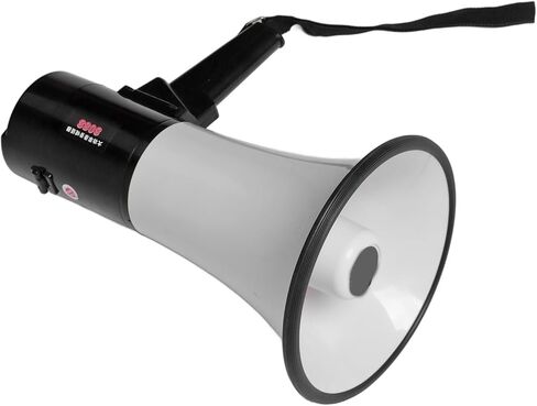 Portable Megaphone Bullhorn, 40 Watt Power Portable Megaphone Bullhorn Speaker Voice, Siren Alarm 240S Recording Outdoor Handheld Blow Horn Loud Speaker 40W with Lithium Battery in Saudi Arabia