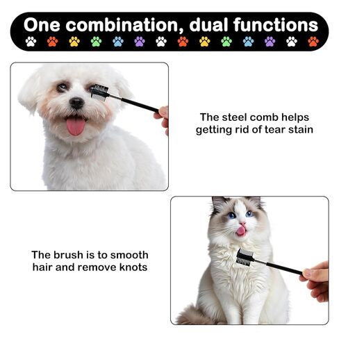 مشط القمل، 12 قطعة من أمشاط القشرة، أمشاط شعر ذات أسنان ناعمة مزدوجة الجوانب مع أسنان معدنية، أمشاط قملة من الفولاذ المقاوم للصدأ وأمشاط الصئبان، مشط إزالة التشابك للكلاب والقطط والحيوانات الأليفة الصغيرة والمتوسطة والكبيرة in Kuwait