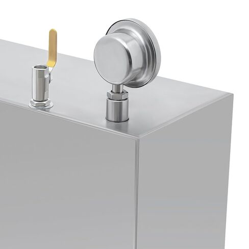 Maple Syrup Evaporator Pan 30"L x 16" W x 9.5" H Maple Syrup Boiling Pan with Valve and Thermometer for Boiling Maple Syrup Stainless Steel Evaporator Pan for Maple Sugaring w/Divided Pan in Kuwait