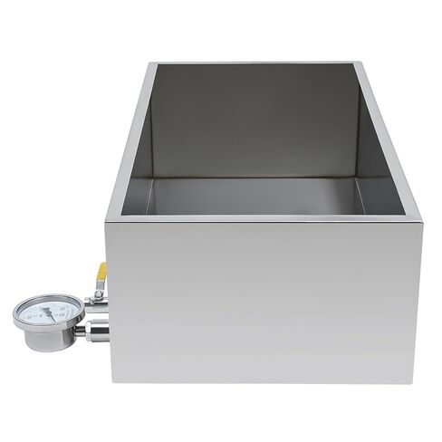 Maple Syrup Evaporator Pan 30"L x 16" W x 9.5" H Maple Syrup Boiling Pan with Valve and Thermometer for Boiling Maple Syrup Stainless Steel Evaporator Pan for Maple Sugaring w/Divided Pan in Kuwait