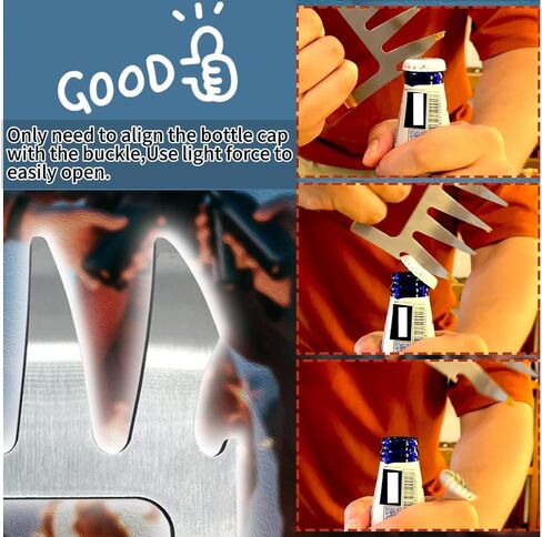 مخلب تقطيع اللحم المشوي من الفولاذ المقاوم للصدأ مع مقبض خشبي لتقطيع الأطعمة المختلفة (زوج واحد) مخلب تقطيع اللحم المشوي مع مقبض خشبي لتقطيع الأطعمة المختلفة (زوج واحد) in Kuwait