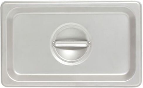 TrueCraftware- Full Size Slotted Stainless Steel Anti-Jamming Steam Pan Cover 24 Gauge- Notched Anti-Jam Steam Table Pan Lid Catering Metal Food Pan Cover for Restaurant Family Events Catering in Saudi Arabia