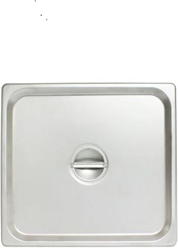 TrueCraftware- Full Size Slotted Stainless Steel Anti-Jamming Steam Pan Cover 24 Gauge- Notched Anti-Jam Steam Table Pan Lid Catering Metal Food Pan Cover for Restaurant Family Events Catering in Saudi Arabia