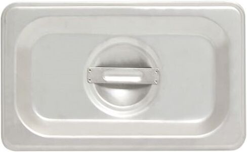 TrueCraftware- Full Size Slotted Stainless Steel Anti-Jamming Steam Pan Cover 24 Gauge- Notched Anti-Jam Steam Table Pan Lid Catering Metal Food Pan Cover for Restaurant Family Events Catering in Saudi Arabia