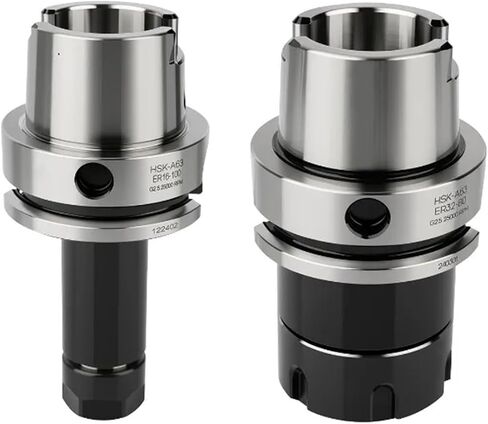 CNC HSK63A Tool Holder HSK63 ER16 ER25 ER32 ER40 HSK63A SK10 SK13 SK16 Tool Holder Bracket Tool Collet 0.003(HSK63A-SK10-120L) in Saudi Arabia