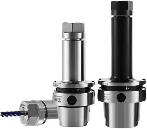 CNC HSK63A Tool Holder HSK63 ER16 ER25 ER32 ER40 HSK63A SK10 SK13 SK16 Tool Holder Bracket Tool Collet 0.003(HSK63A-SK10-120L) in Saudi Arabia