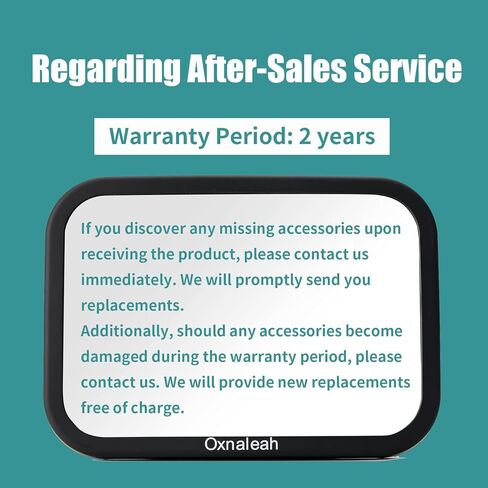 مرآة سيارة للطفل ، وهز دليل ، ومرآة سيارة للأطفال مقاومة للتشويش للسفر الآمن ، والدوران 360 درجة ، وعرض واسع واضحة ، وتثبيت سهلة ، ملحق مثالي لمقعد السيارة. in Kuwait