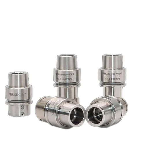 1 قطعة الفولاذ المقاوم للصدأ HSK25e Hsk32E HSK40E ER16 ER20ms أصحاب الأدوات (HSK40E-ER25-60MS) in Kuwait