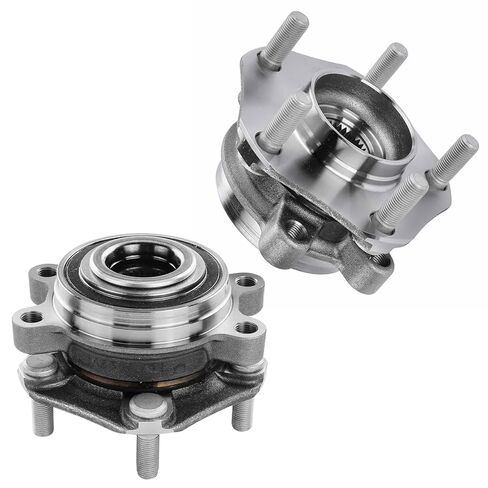 Detroit Axle - 4WD Front Wheel Bearing Hubs for 99-04 Ford F-250 F-350 F-450 F-550 Super Duty [DRW; 4-Wheel ABS], Replacement 1999 2000 2001 2002 2003 2004 Ford Wheel Bearing and Hubs Assembly Set in Saudi Arabia