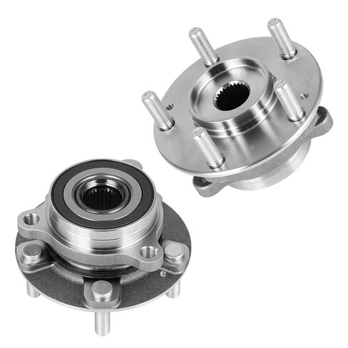 Detroit Axle - 4WD Front Wheel Bearing Hubs for 99-04 Ford F-250 F-350 F-450 F-550 Super Duty [DRW; 4-Wheel ABS], Replacement 1999 2000 2001 2002 2003 2004 Ford Wheel Bearing and Hubs Assembly Set in Saudi Arabia