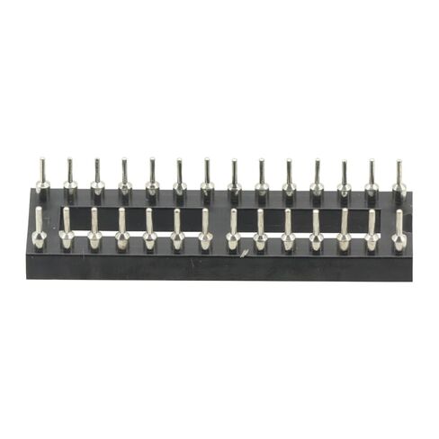 10Pcs 28Pin DIP28 SIP Round IC Sockets Adaptor Solder Type 2.54mm Pitch DIP-28 pins IC Round Hole Socket Adaptor in Saudi Arabia