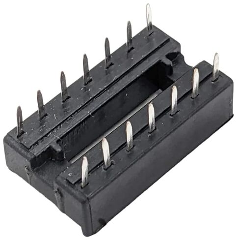 15 حزمة من 14 دبوسًا من ذيل اللحام، مقبس IC منخفض المستوى - EX ELECTRONIX EXPRESS in Kuwait