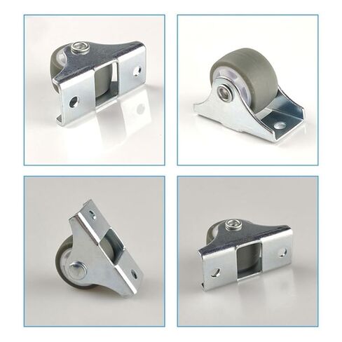 Rubber Chair Rollers Heavy Duty Office Chair Caster Wheels for Hardwood Carpet Tile Floors Furniture Hardware 8 Pcs TPE in Saudi Arabia