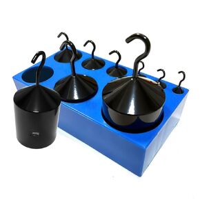 Hooked Weight Set, Set of 9 Weights 10g-1000g,Black in Kuwait