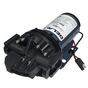 Delavan 5950-201E-SB Diaphragm Pump 12V, 60PSI, 5.0GPM, Demand Pump 3/4" Quick Attach in Kuwait