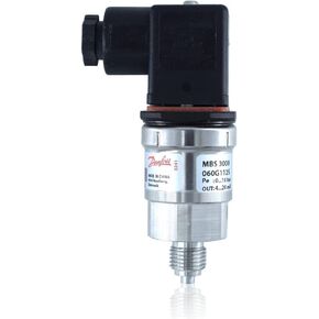 Heavy Duty Pressure Transmitter or Transducer G ¼ Thread with 4-20mA for Industrial, Hydraulic Applications & HVAC by | Model: MBS 3000 (0 to 16 Bar) (0 to 232.0 psi) Hydraulic Pressure transducer in Kuwait