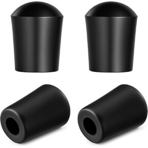4PCS Cello Endpin Rubber Tip Cello Endpin Stopper Black Slipstop Holder Rubber Tip Plug End Pin Cap Protector for Practice Performance, Prevent Movement and Slipping in Kuwait