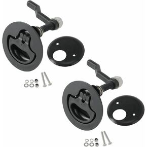 Thorn Boat Cam Latch,Nylon Hatch Pull with Back Plate,Flush Turning Lift Handle Lock Includes Installation Screws Marine Hatch Deck Hardware for Ships, Yachts, RVs in Kuwait