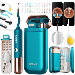 Bebird Earsight Ultra Ear Wax Removal Kit,2K HD Visual Ear Cleaner with Camera,FSA/HSA Eligible Flexible Ear Camera with 90-Minute Battery & Enhanced Light,Ear Cleaning Tool for Adults & Kids in Kuwait