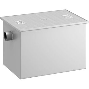 40 LB Commercial Grease Interceptor 20 GPM, Grease Trap with 3" Non-Threaded Connections, perfect ofr Kitchen, Restaurant, Hotel, Bar, Cafe, School in Kuwait