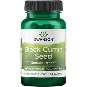 Swanson Full Spectrum Black Cumin Seed 400 Milligrams 60 Capsules in Kuwait