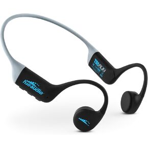 H2O Audio TRI Run Open Ear Bone Conduction Headphones. Sweatproof Multisport Headphones for Running, Cycling, and Paddling. Wireless Wrap Around Sport Earbuds, IPX8 Waterproof, Bluetooth 5.3 in Kuwait