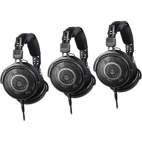 Audio-Technica ATH-R50x Professional Open-Back Over-Ear Reference Headphones, Black, 3-Pack in Kuwait