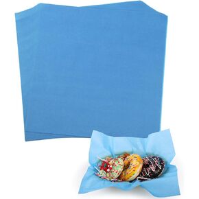 100 قطعة من أوراق ديلي الورقية مقاس 30.48 × 30.48 سم، بطانات سلة طعام ورقية مقاومة للدهون ذات لون نقي للطعام للسندويشات والبرجر والبطاطس المقلية للحفلات والمهرجانات والخارجية - وردي in Kuwait