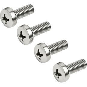 4 PCS مسامير لوحة ترخيص من الفولاذ المقاوم للصدأ متوافقة مع طرز مرسيدس ، 18-8 (304) الفولاذ المقاوم للصدأ الصف in Kuwait