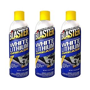 B'laster 6-16-LG High-Performance White Lithium Grease Low-Friction Lubricant and Heavy-Duty Oxidation Protection, 11 Ounce, Pack of 6 in Kuwait