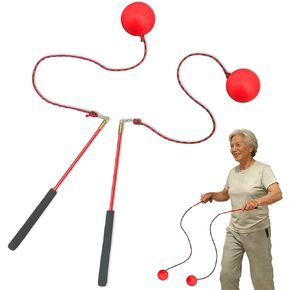 Shoulder Reliever Ball Swing | Shoulder Rotator Cuff Exercise Equipment | Upgraded Version with Reinforced 360° Tangle-Free Swivel, Non-Stretch Rope& 0.24lb Ball for Home Exercise in Saudi Arabia