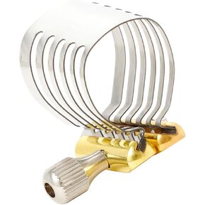 Alto Saxophone Ligature Clip Stainless Steel Adjustable Metal Saxophone Reed Clamp Wind Instrument Fixing Accessory with Silver Finish for Alto Sax Use in Kuwait