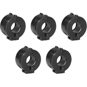 YXQ 15mm Ferrite Cores Ring Clip-On Ferrite Bead Chokes RFI EMI Noise Suppression Filter Cable Clip, Black 5pcs in Kuwait