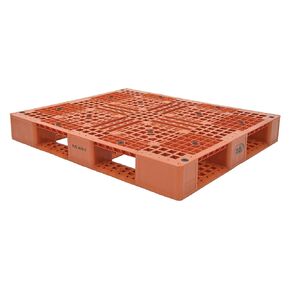Vestil PLP2-4840-ORANGE High Density Polyethylene Pallet 39-1/2 In. x 47-3/8 In. x 6 In. 8000 Lb. Capacity Orange in Kuwait