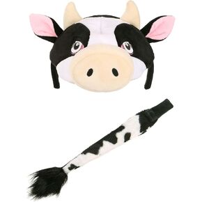 elope Horse Costume Kit - Headband with Sculpted Ears and Faux Fur Tail, One Size Fits Most in Kuwait