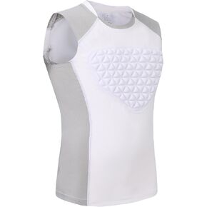 Youth Baseball Chest Protector Softball Padded Shirt Heart Guard Sternum Protection for Baseball,Football,Lacrosse in Kuwait