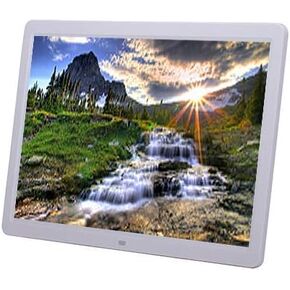 15 Inch Multi Function Electronic Album Wall Hanging Advertising Machine 1280 × 800 Resolution Black and White Photo Frame Slide Show Timing Switch Music Video ( in Saudi Arabia